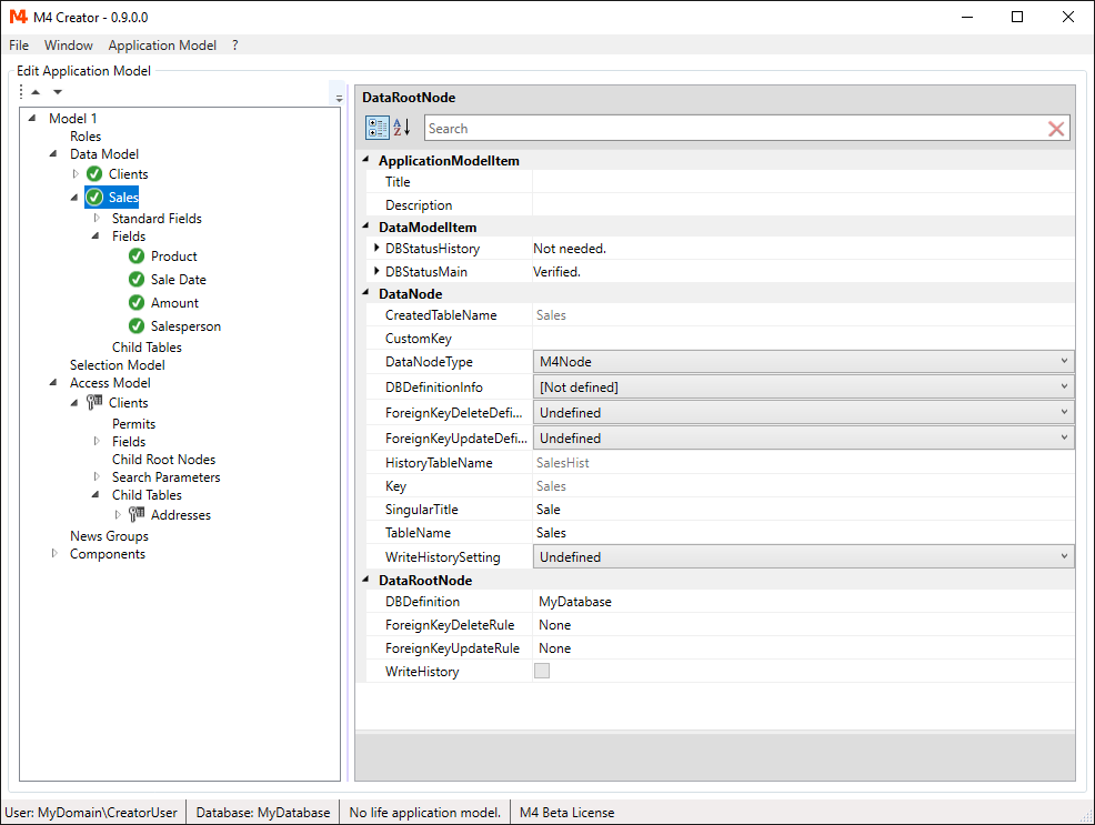 Adding Root Tables